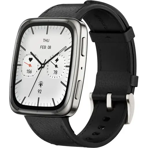 Смарт-часы Amazfit Active 2 Square Black Leather (W2440GL3N)