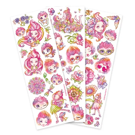 Набір тимчасових татуювань Зіркові малюнки "Петулія" Nebulous Stars 11458-1 боді-арт - фото 2