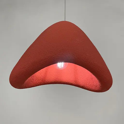 Светильник с оранжево-красным текстурным плафоном | Line F | Арт. Y403-400 - фото 1