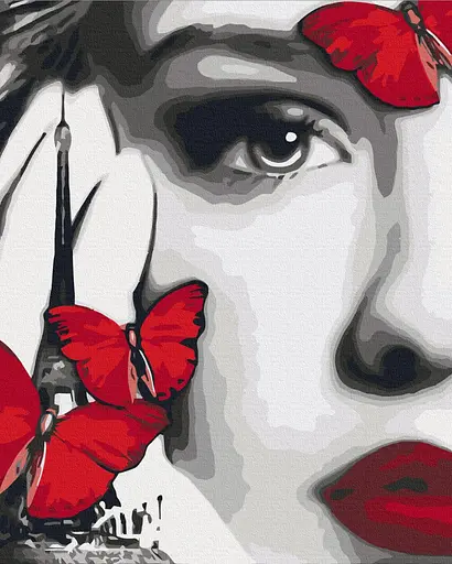 Картина за номерами на підрамнику Brushme Глибокий погляд