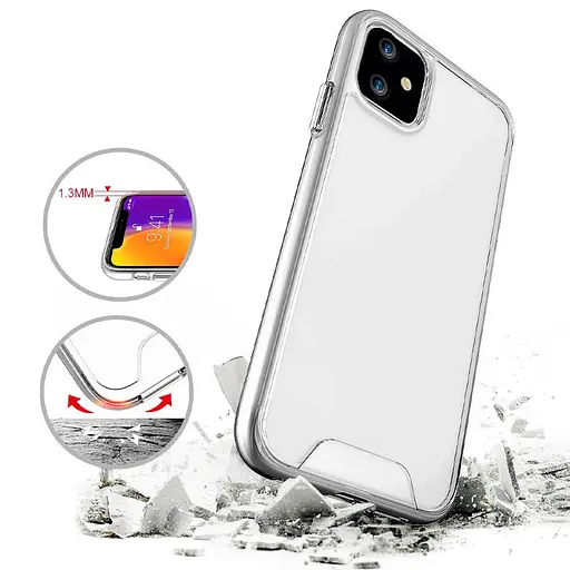 Чехол Epik TPU Space Case transparent для Apple iPhone 11, 6.1 Прозрачный - фото 6