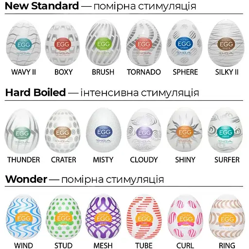 Яйцо-мастурбатор Tenga Egg Hard Boild Pack - фото 7