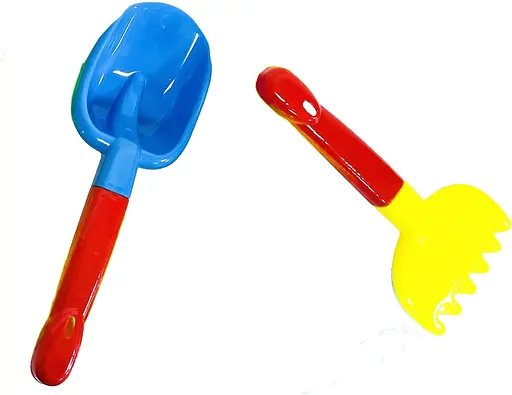 Песочный набор Лопатка + грабли №4 Бамсик