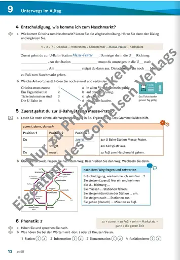 Unterwegs A1.2 Kurs- und Übungsbuch inkl. E-Book und PagePlayer-App - фото 4