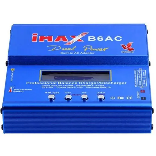 Зарядний пристрій Imax B6AC 80W, з балансиром і вбудованим БЖ - фото 2