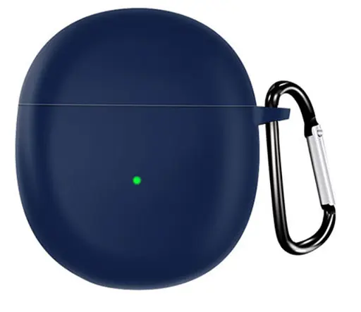 Чохол-накладка DK Silicone Candy Friendly із карабіном для OnePlus Buds (dark blue) - фото 2