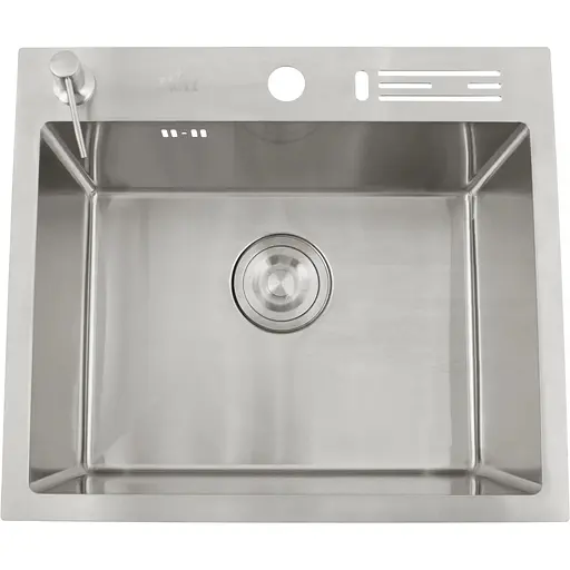 Накладна мийка для кухні Nett NS-5245 з нержавійки 45 см