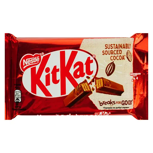 Батончик KitKat 4-Finger молочный 41.5 г
