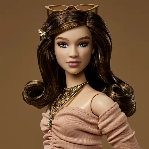 Коллекционный набор Barbie You Create Barbie Basics Блондинка (JJX37) - фото 6