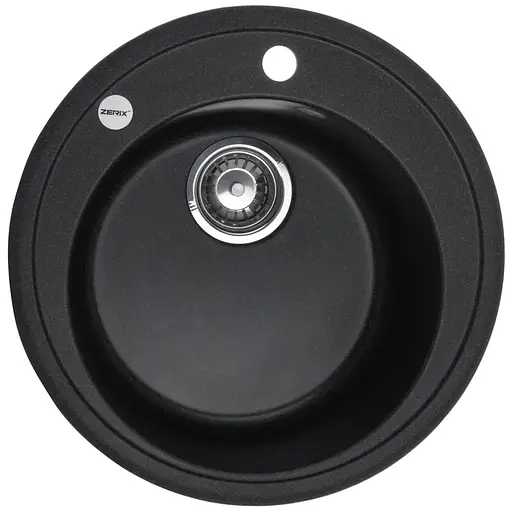 Кухонная мойка Zerix ZS-510R-13 graphite ZX4537, Графит - фото 1