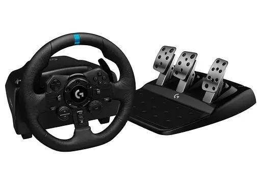Руль и педали Logitech G923 Trueforce Racing Wheel and Pedals (941-000149) Black - фото 1