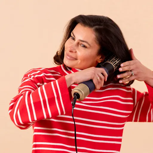 Фен-щітка Remington Sapphire Luxe, 1000Вт, 2 режими, іоніз-я, хол. обдув, кераміка, сапфіровий - фото 7