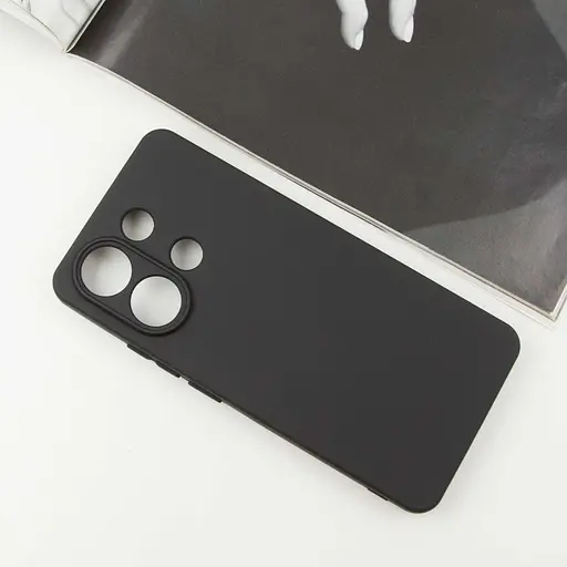 Чехол Silicone Cover Lakshmi Full Camera (AA) для Xiaomi Redmi Note 13 5G Черный / Black - фото 2