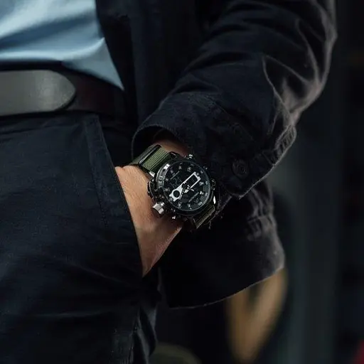 Чоловічий наручний годинник MegaLith Prof Green - фото 8