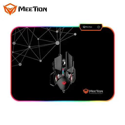 Килимок для миші MeeTion Backlit Gaming Mouse Pad RGB MT-PD120 - фото 2