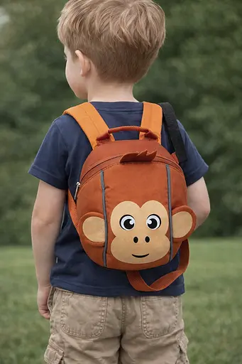 Маленький детский рюкзак Kleinkinder Rucksack обезьянка Riciclo sum0028850 - фото 1