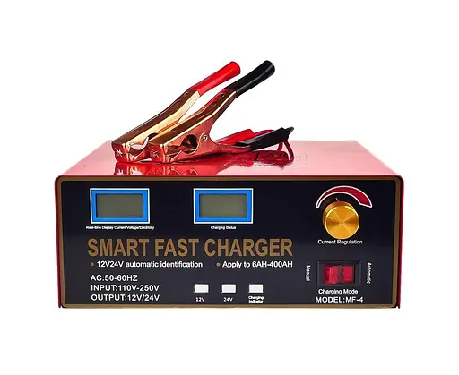 Зарядний пристрій для AGM гелевих кислотних акумуляторів 12 — 24 В — MF-4 20 А 600 W розумний - фото 2