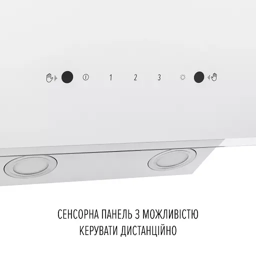 Вытяжка декоративная наклонная PERFELLI VIO 5HW BIANCO - фото 10