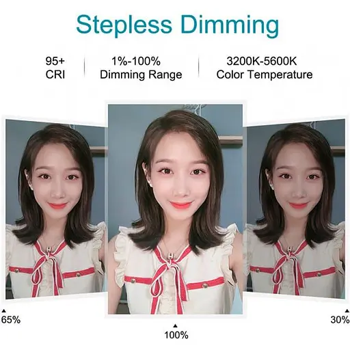 Кільцева USB LED лампа Puluz PKT3036 6.2 "+ штатив 1.1 м - фото 6