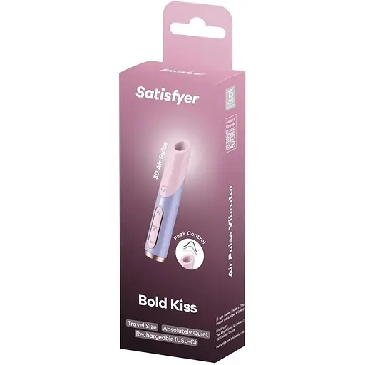 Вакуумний стимулятор клітора Bold Kiss Satisfyer - фото 6