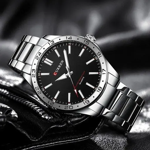 Чоловічий наручний класичний годинник Curren Hector (Сріблястий) - фото 3