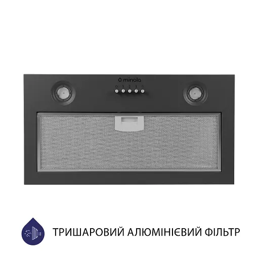 Вытяжка полновстраиваемая Minola HBI 5204 GR 700 LED - фото 2