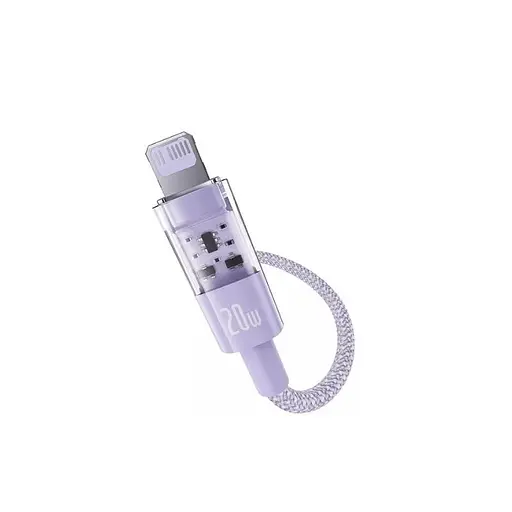 Кабель Baseus Gem Fast-Charging Data Cable USB-C to iP 20W 2m Nebula Purple - фото 3