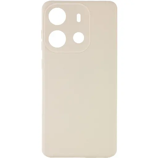 Силіконовий чохол Candy Full Camera для Tecno Spark Go 2023 Бежевий / Antique White