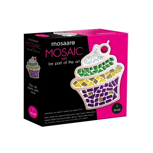 Дитячий набір для творчості кришталева мозаїка Кекс Mosaaro MA1006 - фото 1