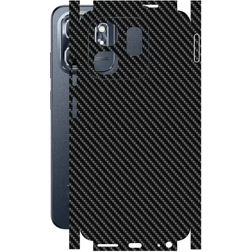 Захисна плівка StatusSKIN для Infinix Hot 50i X6531 Корпус Вініл Карбон чорний