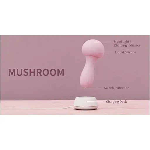 Вибратор Otouch Mushroom Pink SO9426 (108388) - фото 8