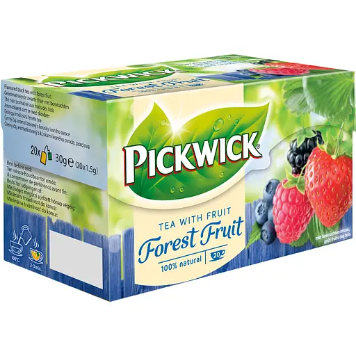 Чай черный Pickwick, с лесными ягодами, 30 г (20 шт. х 1,5 г) (907480) - фото 2
