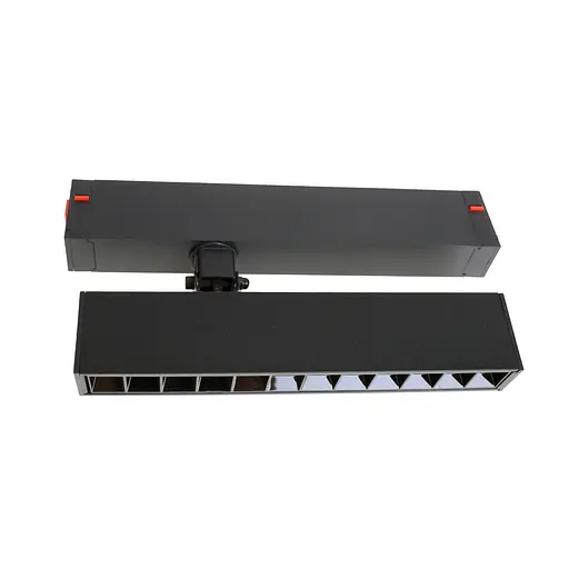 Магнитный трековый светильник Brille KW-262/9W WW+NW+CW BK черный 48-149 - фото 4
