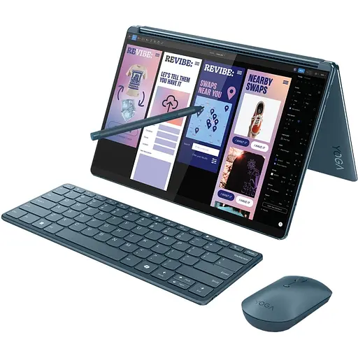 Ноутбук Lenovo Yoga Book 9 13IMU9, (83FF002NRM), Intel Core Ultra 7 155U, 16GB RAM, SSD 1TB, Intel Integrated Graphics, Windows 11 Home, Tidal Teal - фото 8