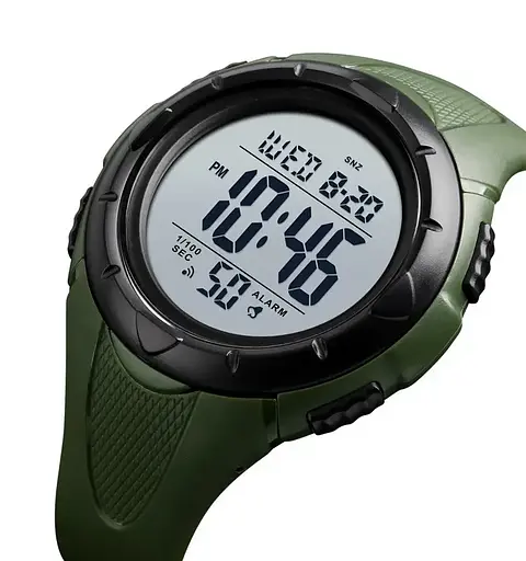 Мужские спортивные часы Skmei 1535 Dive (Зеленый) - фото 3