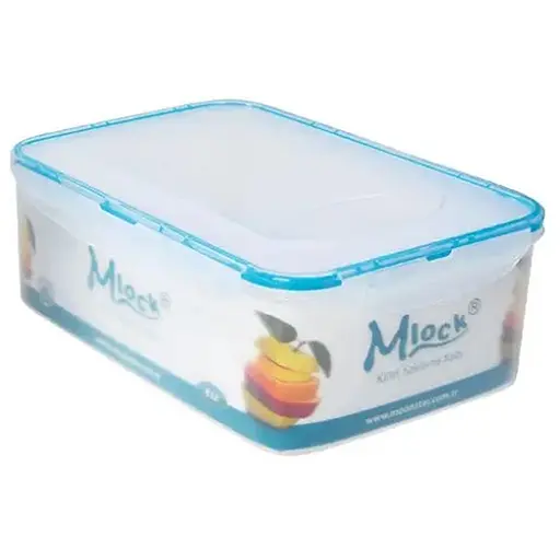 Контейнер пластиковый пищевой Motek с крышкой Mlock 4,0 л (ML-171) - фото 1