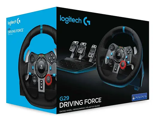 Кермо і педалі Logitech G29 Driving Force Racing Wheel (941-000112) Black - фото 7