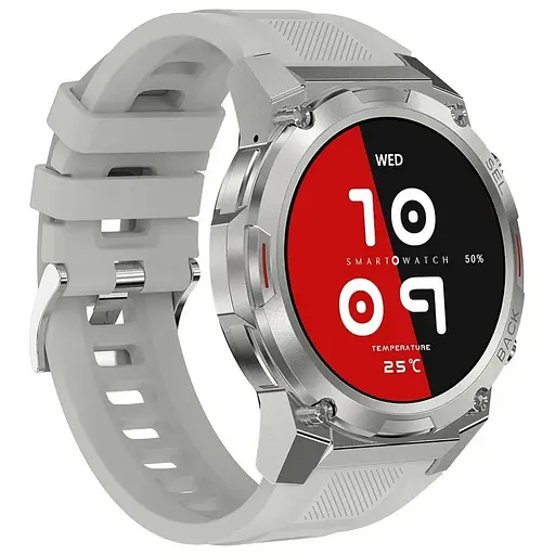 Смарт-годинник Oukitel bt50 сріблястий - фото 3