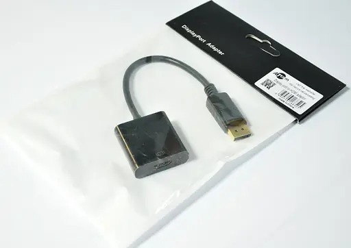 Конвертер-переходник Atcom DisplayPort (M)-HDMI (F) 10 см - фото 2