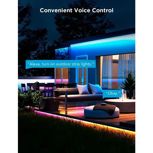 Світлодіодна стрічка Govee H70A1 Phantasy Outdoor LED RGBICWW 10м (H70A13D1) [145645] - фото 5