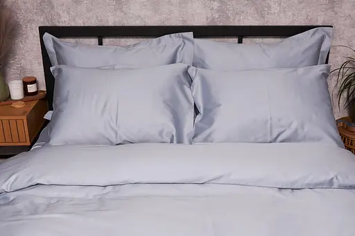 Комплект постільної білизни Moon&Star Satin Premium Skyline King Size 220x240 см наволочки 2х50х70 см - фото 3