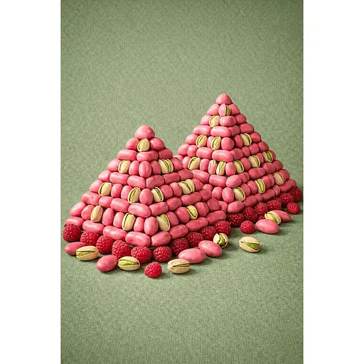 Драже фісташка Healthy Choice в малиновому шоколаді 50 г - фото 6