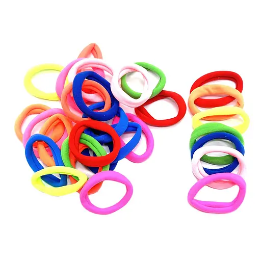 Набір резинок для волосся La-beauty 0307-1132, 30 штук, мікрофібра - фото 1