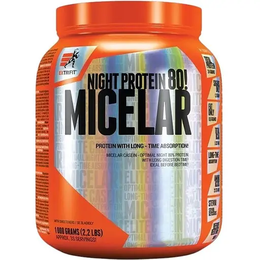 Протеїн Extrifit Micelar Casein, 1 кг - Ваніль