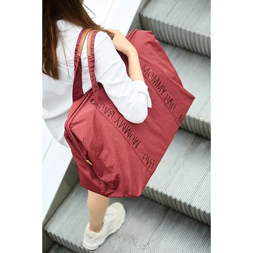 Сумка Childhome Mommy bag Signature burgundy (CWMBBSUBU) - фото 11