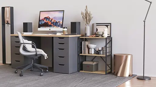 Этажерка 3/60 Ferrum-decor Серии Коннект 73x60x28 черный ДСП Дуб Сонома 16мм (FRD-104257) - фото 7