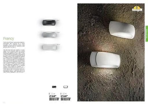 Вуличний світильник Ideal Lux FRANCY-2 AP1 NERO (123783) - фото 3