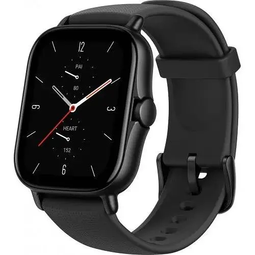 Умные часы Xiaomi Amazfit GTS 2 New Version 2024 35.6 мм Space Black черные - фото 1