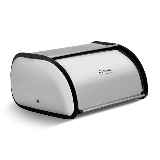 Хлебница Edenber EB-079 из нержавеющей стали с вращающейся крышкой 2 шт.   - фото 2