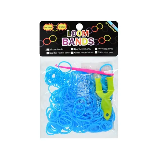 Набор для плетения браслетов, резиночки, крючок, 6 цветов 26015-16